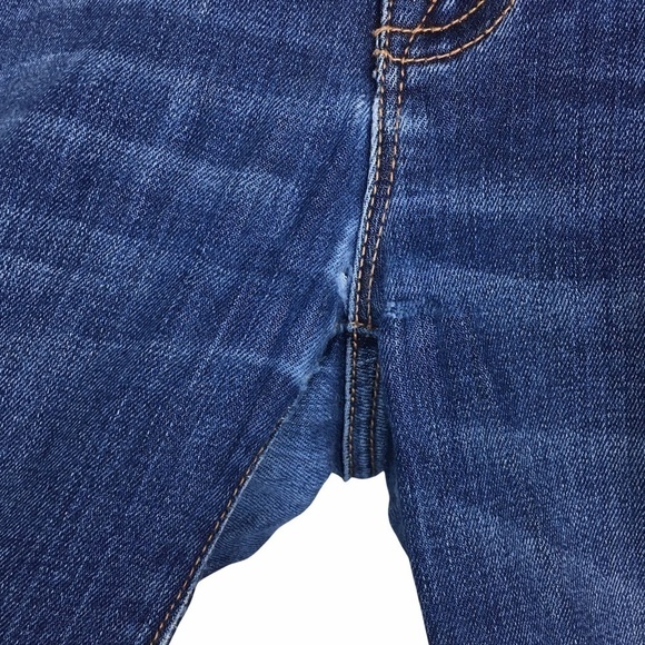 J CREW Factory Jeans Skinny Stretch Mid Rise Medium Wash Denim Slim Size 27/28 - Picture 8 of 13